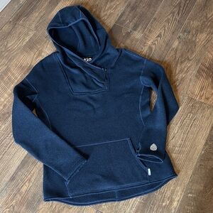 STIO Sweetwater Hooded Fleece Pullover, Women's Navy Blue, Size Large